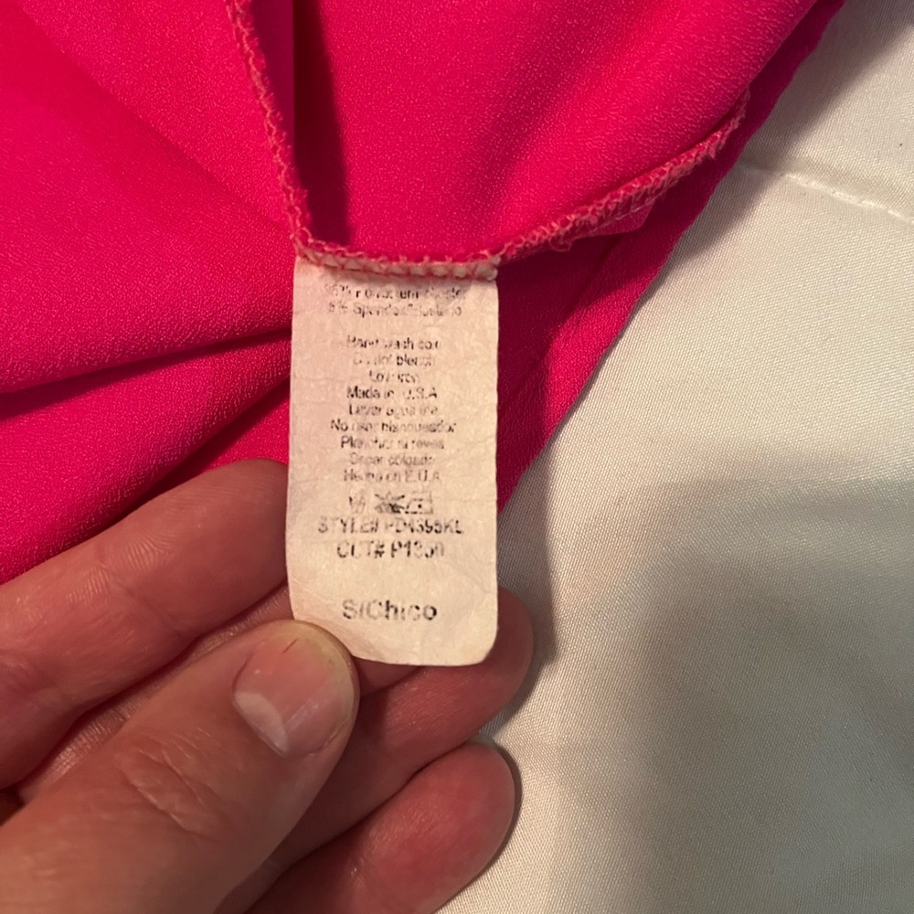 Karlie Hot Pink Shift Dress Size S - Picture 4 of 4